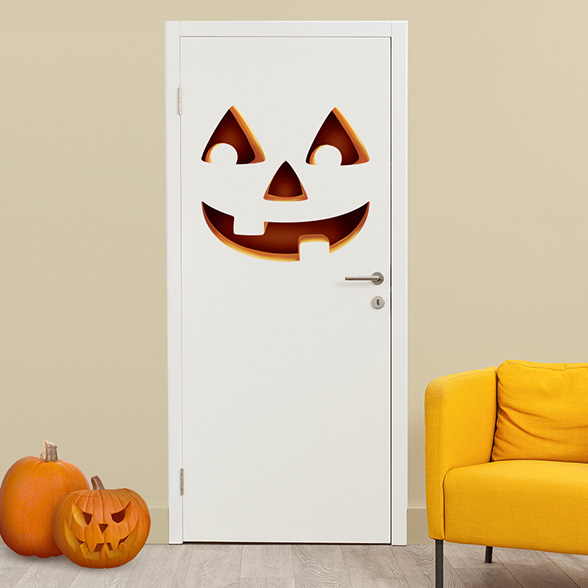 Jack-o-lantern Door Monster