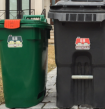 Curbside Bin Labels