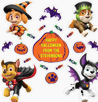 Paw Patrol™ Halloween Decals